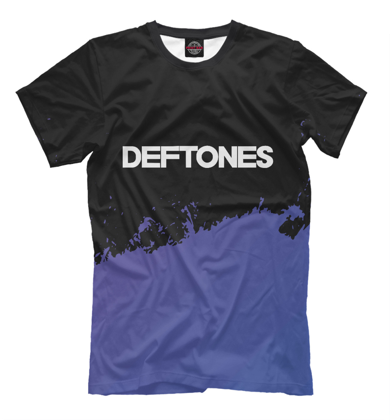 Мужская Футболка Deftones Purple Grunge, артикул: DFT-648573-fut-2