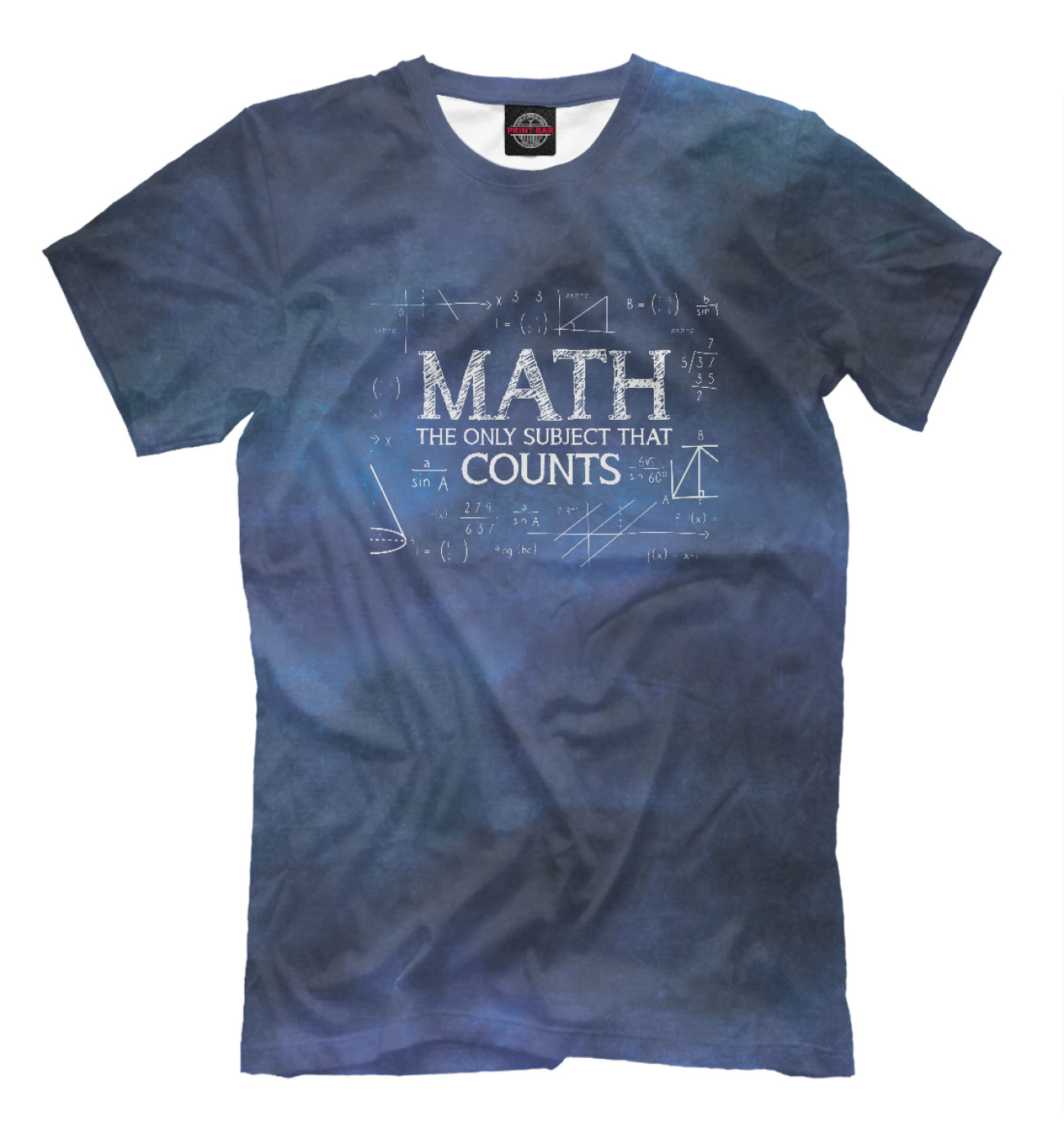 Мужская Футболка Algebra Science Geek Calcul, артикул: PRP-529963-fut-2