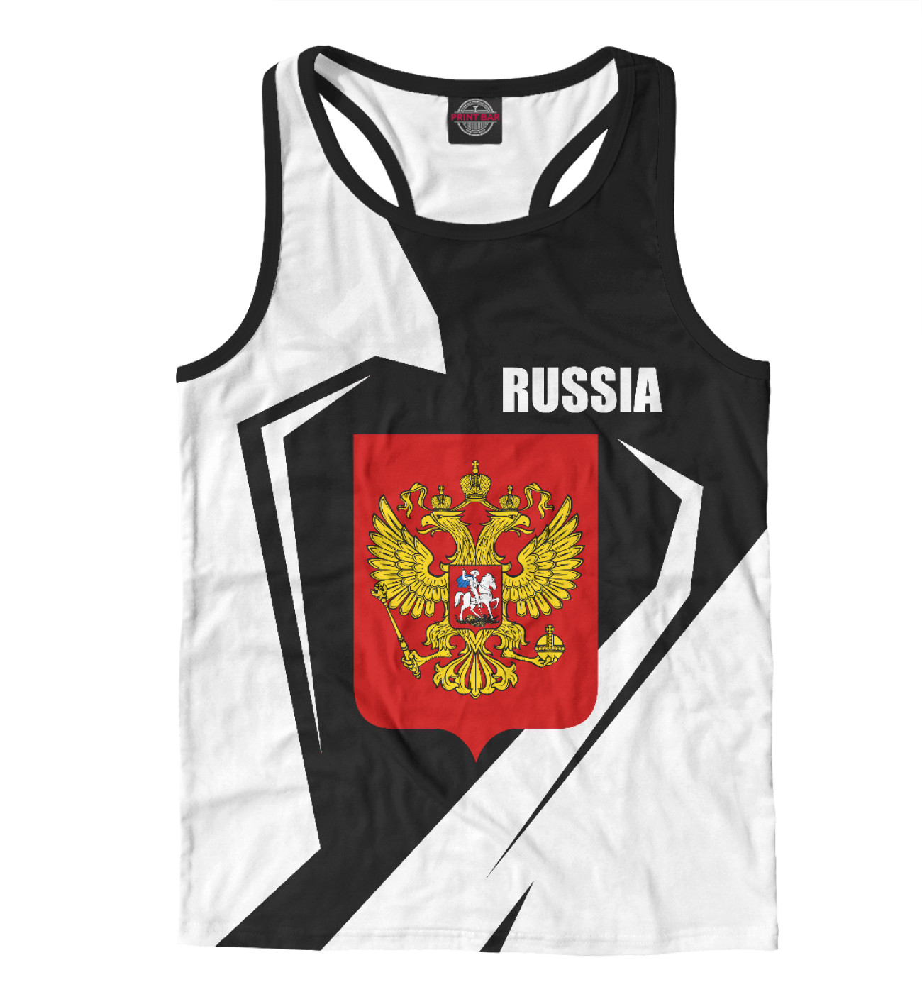 Мужская Борцовка Russia герб, артикул: SRF-843208-mayb-2