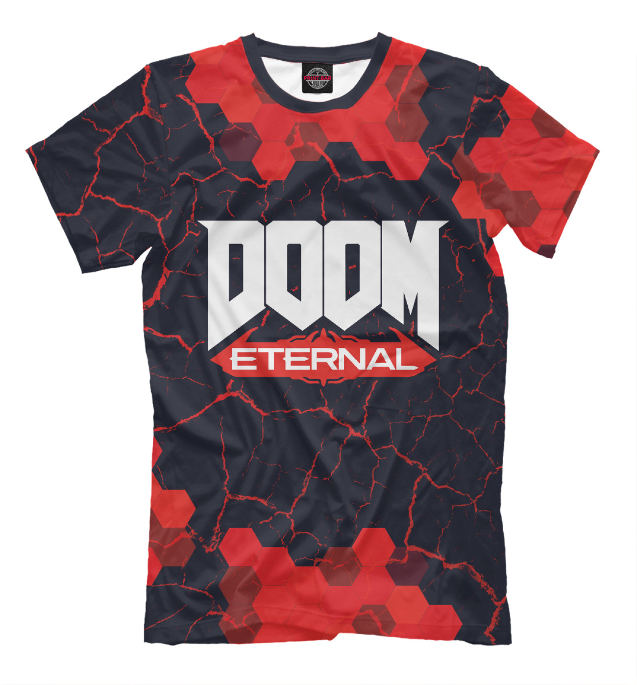Мужская Футболка Doom Eternal / Дум Этернал, артикул: DOO-693816-fut-2