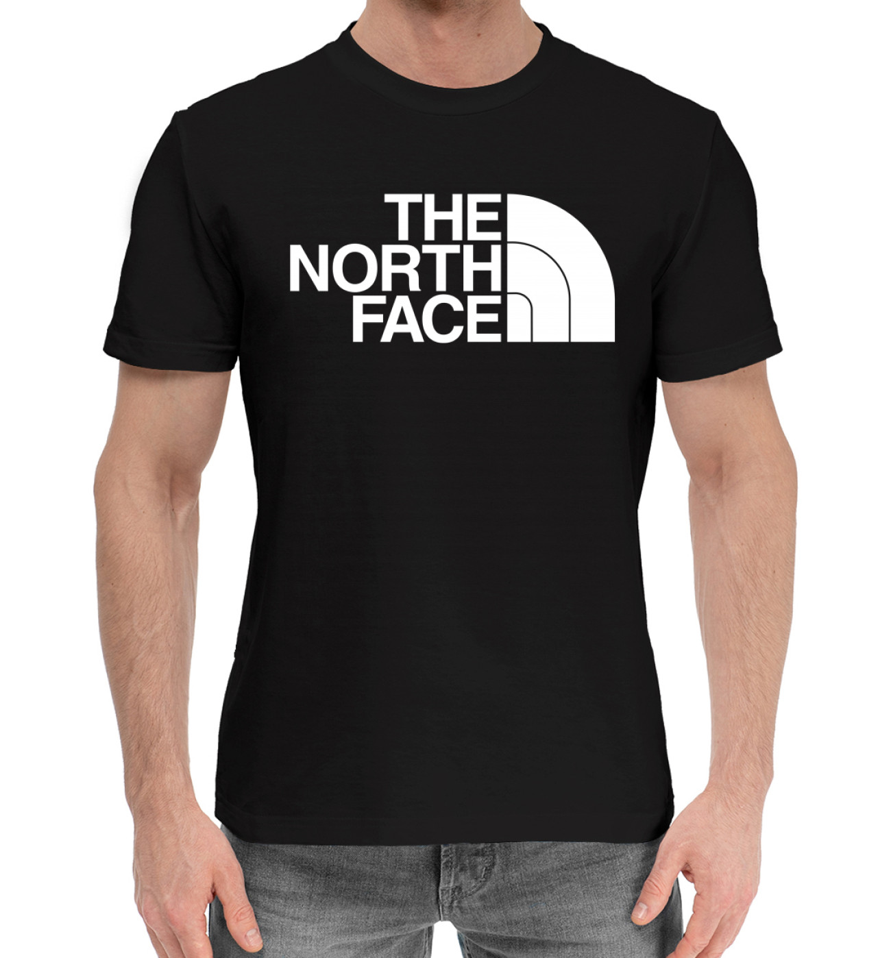 Мужская Хлопковая футболка The North Face, артикул: TNA-386449-hfu-2