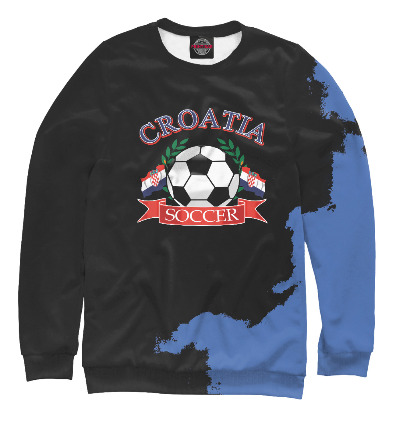 Мужской Свитшот Croatia soccer ball, артикул: FTO-670002-swi-2