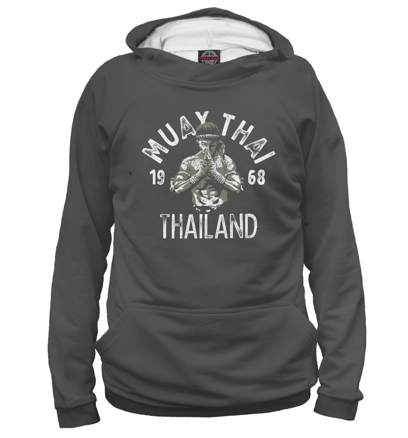 Мужское Худи Muay Thai Thailand Vintage, артикул: MTH-329549-hud-2