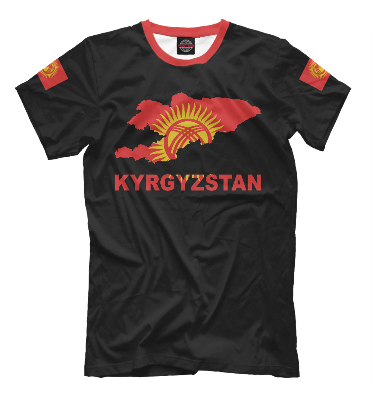 Мужская Футболка Киргизстан, артикул: KRN-476011-fut-2