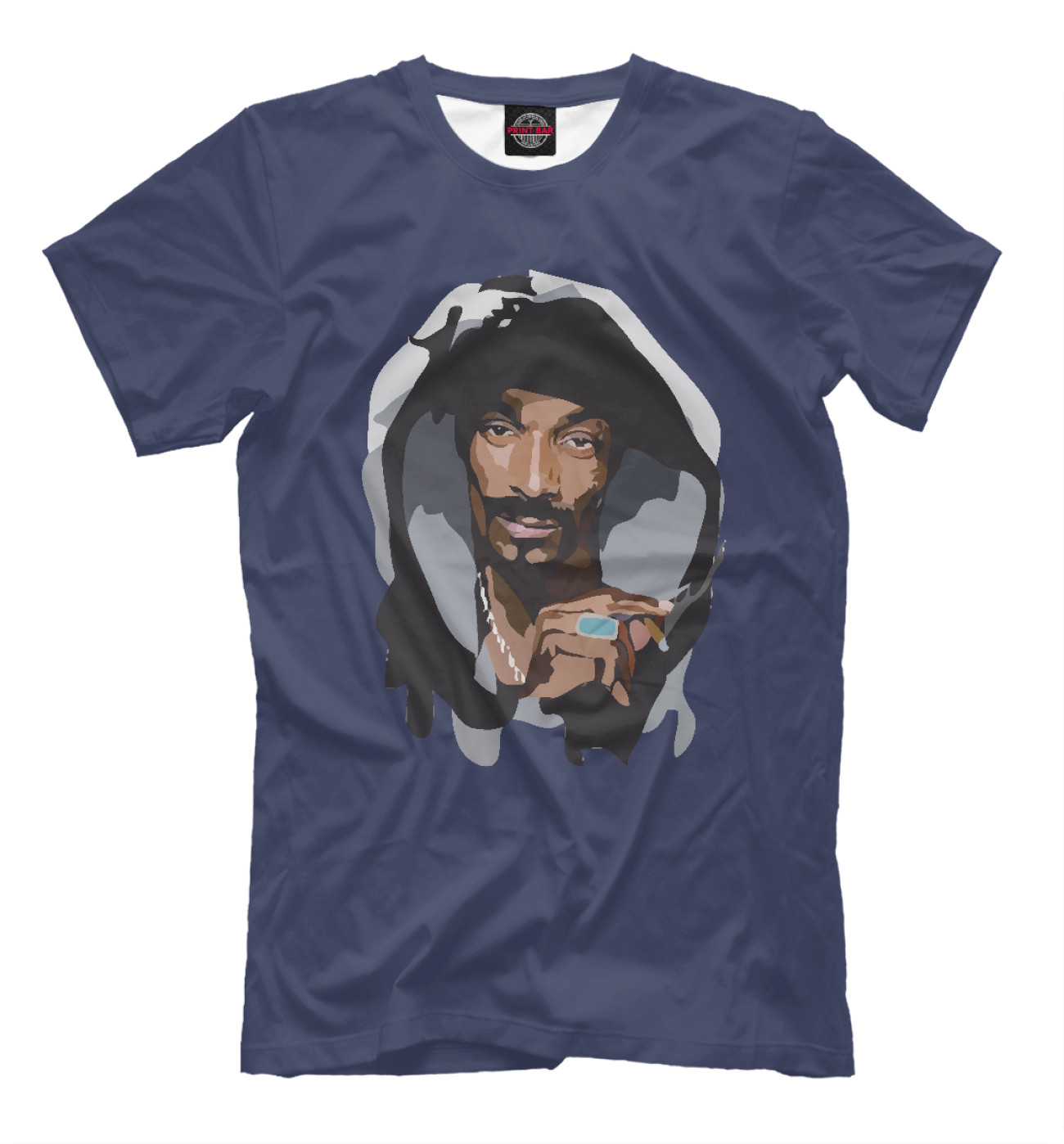 Мужская Футболка Snoop Dogg, артикул: SNP-500168-fut-2