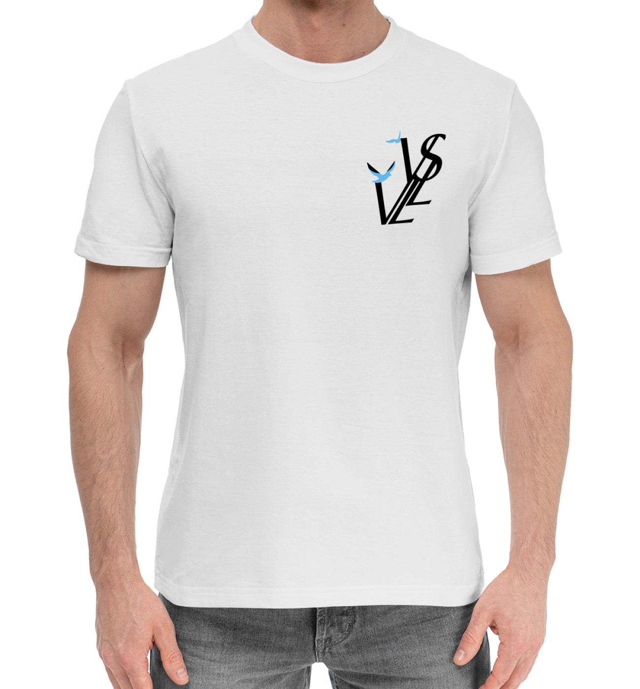 Мужская Хлопковая футболка Репер - SODA LUV, артикул: MZK-653434-hfu-2