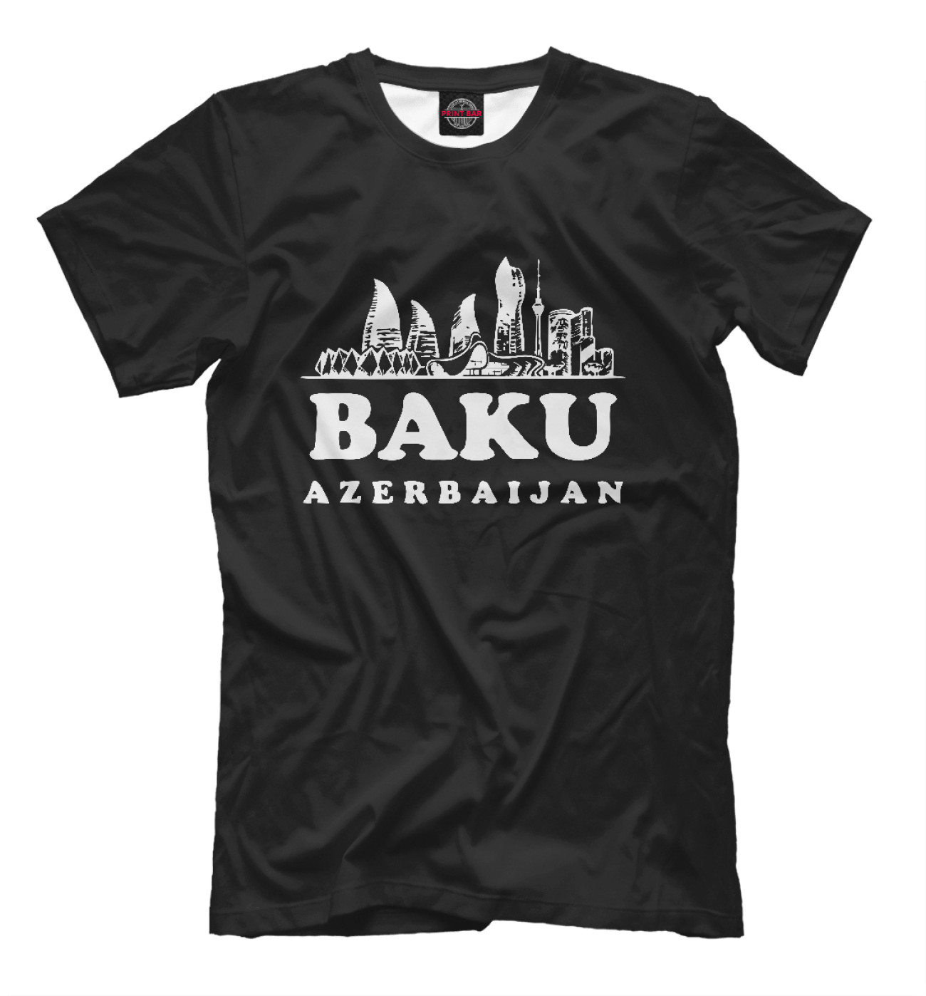 Мужская Футболка Азербайджан, артикул: AZR-899924-fut-2